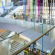 Glass balustrade for National Army Museum