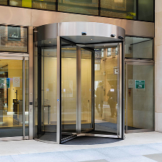 record uk’s automatic door solutions for CBRE