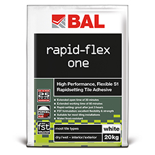BAL launch Rapid-Flex One tile adhesive