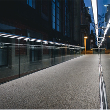 LED handrail lights up Leeds University