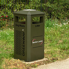 Broxap litter bins for London Borough of Newham