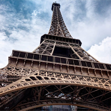 Highly durable steel radiators at the Eiffel Tower