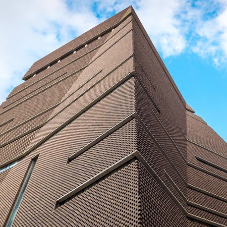 Special stainless steel corbels at Tate Modern Extension