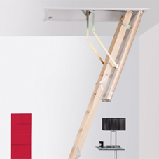 The innovative Quadro loft hatch and ladder