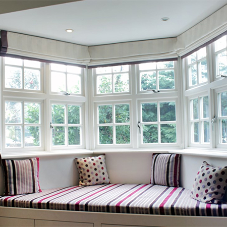 Slim timber windows for Hampstead Garden home