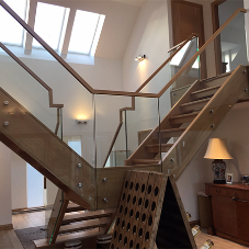 H & S Joinery install bespoke floating staircase