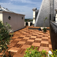 Timber tiles for penthouse apartment refurb