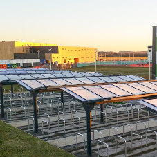 Cycle shelters for Sybil Andrews Academy