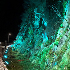 Pulsar light up Mallaig Marina