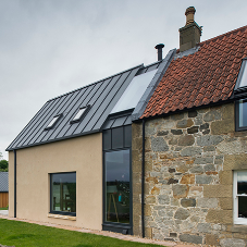 Contemporary contrast for farm extension