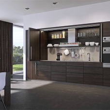 Space saving kitchen doors