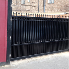 Automatic sliding gates for UKGC centre