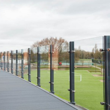 Powder coated balustrade passes test at school