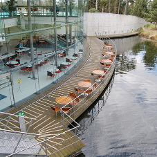 Anti-slip decking solution for Toyota office