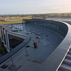 PVC roofing membrane at York University