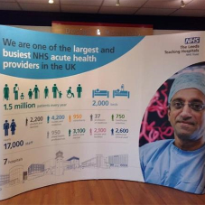 New graphics for Leeds Teaching Hospitals