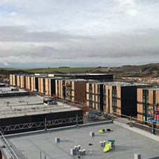 Roof membrane for workers at Hinkley Point C