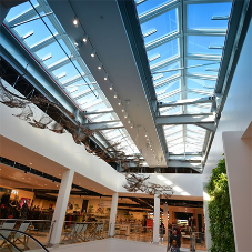 Rooflights maximise natural light at Rushden Lakes