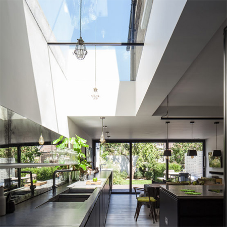 Victorian terrace renovated with Flushglaze fixed rooflight