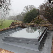 Eco-friendly rooflight at Area of Outstanding Natural Beauty