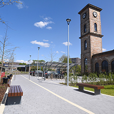 External furniture for Clydeside Distillery