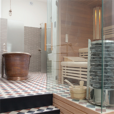 Bespoke sauna and steam room for Highgate resident