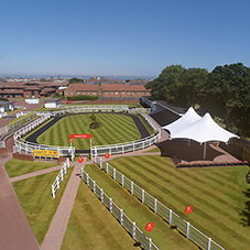 Twin Conic canopy at Redcar Racecourse