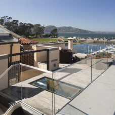 Walk-on rooflights installed on breathtaking roof terrace