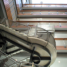 Balustrading and lift enclosures for Belfast School of Art