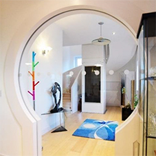 Modern home lift for private Scottish home