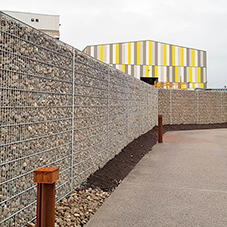 Decorative Stone Fencing for the Titanic Walkway