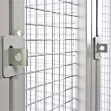 Industrial wire mesh lockers from Total Locker