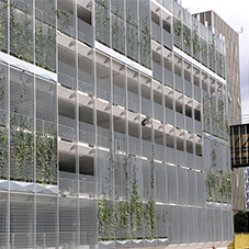 Green Wall Car Park Screening at New Covent Garden