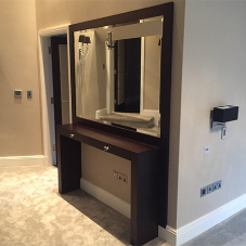 Beautiful and bespoke walnut bedroom furniture