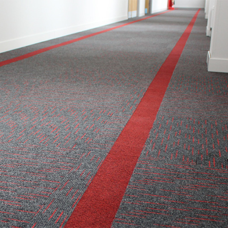 Rawson carpet tile for Chester University