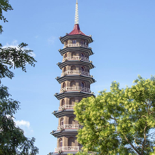 Sunsquare floorlight in Kew Gardens' Great Pagoda