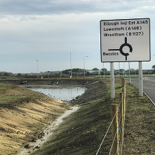 Over 20 headwalls to Beccles Southern Relief Road