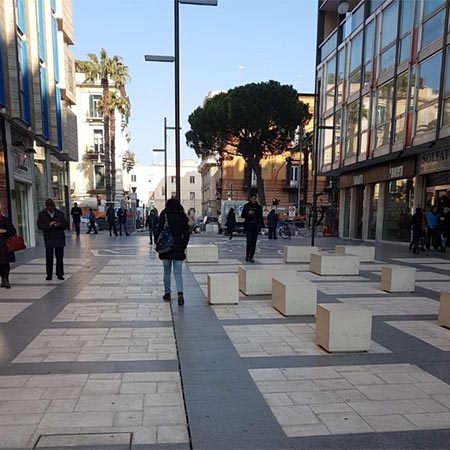 ULMA drainage channels for main avenue in Bari, Italy