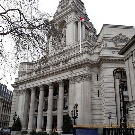 Stylish platform access lift for prestigious London Hotel