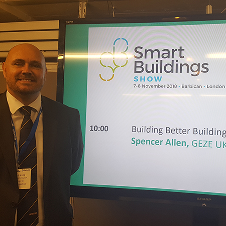 GEZE talk at the Smart Building Show in London