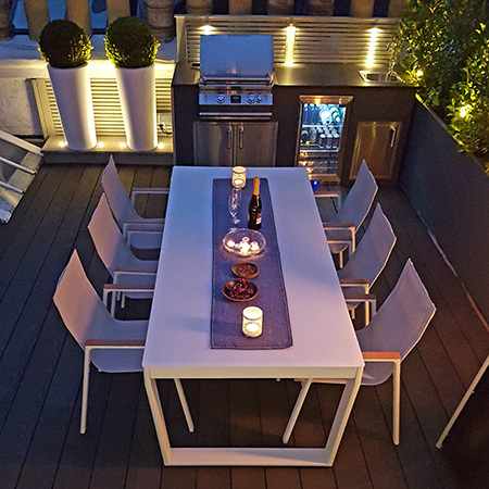 MEDITE® TRICOYA® EXTREME helps create stunning BBQ area