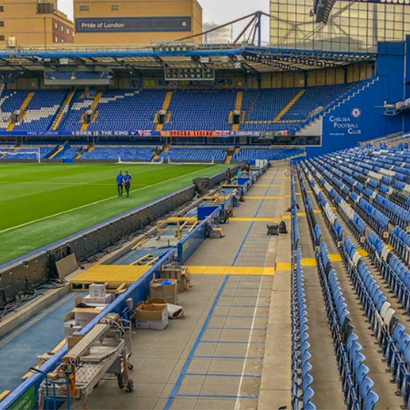 DPH pedestal system for Chelsea Football Club