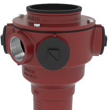 3d printed new multi-waste manifold from Saint-Gobain PAM