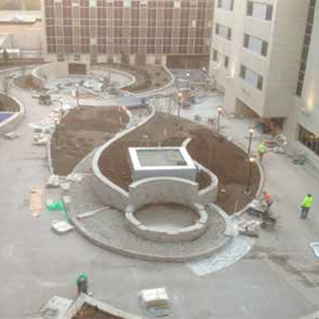 Watertight COREFLEX ® membrane for Mercy Hospital