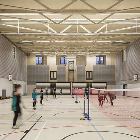School achieves aesthetic fire performance with MEDITE PREMIER FR