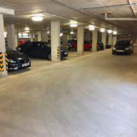 Waterproofing systems for underground carpark in Edinburgh