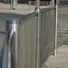 Bespoke Pedestrian Guardrail by ASF in Swansea