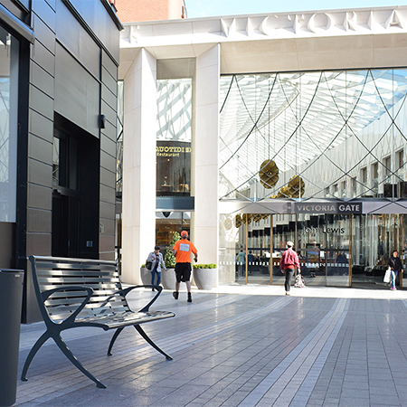 Modern Artform street furniture for beautiful Victoria Gate