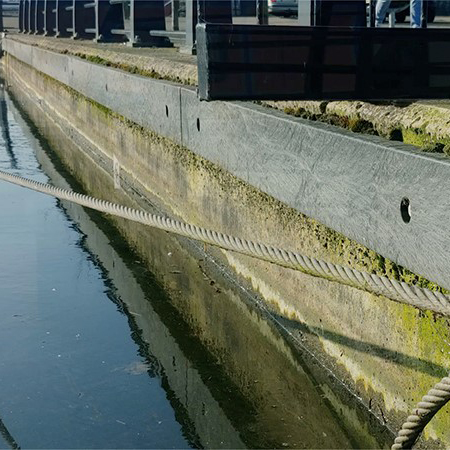 Recycled plastic success in Pennington Wharf Marina seven years later