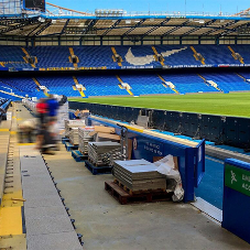 Alfresco Floors provide paving for improved wheelchair access at Chelsea Stadium